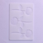 Форма для шоколада «Розы», силикон, 3 ячейки, 19×12.5×0.1 см, прозрачная - Фото 3