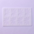 Форма для шоколада «Веер», силикон, 8 ячеек, 20×13×0.1 см, прозрачная - Фото 3