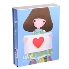 Фотоальбом магнитный 20 листов "Романтичная девушка" в коробке, МИКС 5,7х22,5х28,3 см - Фото 1