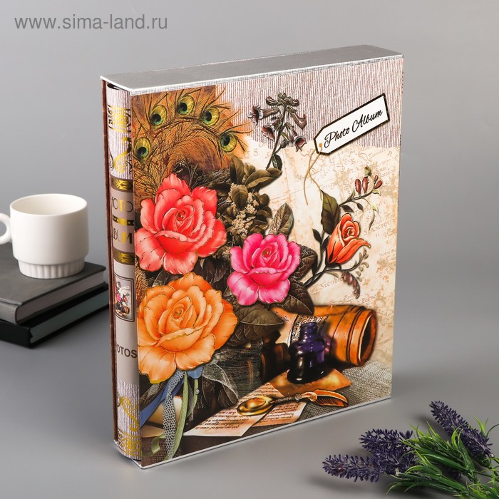 Фотоальбом на 400 фото 10х15 см "Мемуары" в коробке, МИКС 5,7х27,5х33,5 см - Фото 1