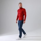 Джемпер мужской SL, 46, бордовый - фото 21389106