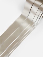 Атласная лента, набор 5 шт., 6/10/20/40/50 мм, 23±1 м, светло-серая №179 - Фото 3