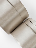 Атласная лента, набор 5 шт., 6/10/20/40/50 мм, 23±1 м, светло-серая №179 - Фото 4