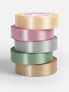 Атласная лента, набор 5 шт. «Тёплый день», 20 мм, 23±1 м - Фото 2