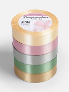 Атласная лента, набор 5 шт. «Тёплый день», 20 мм, 23±1 м - Фото 5