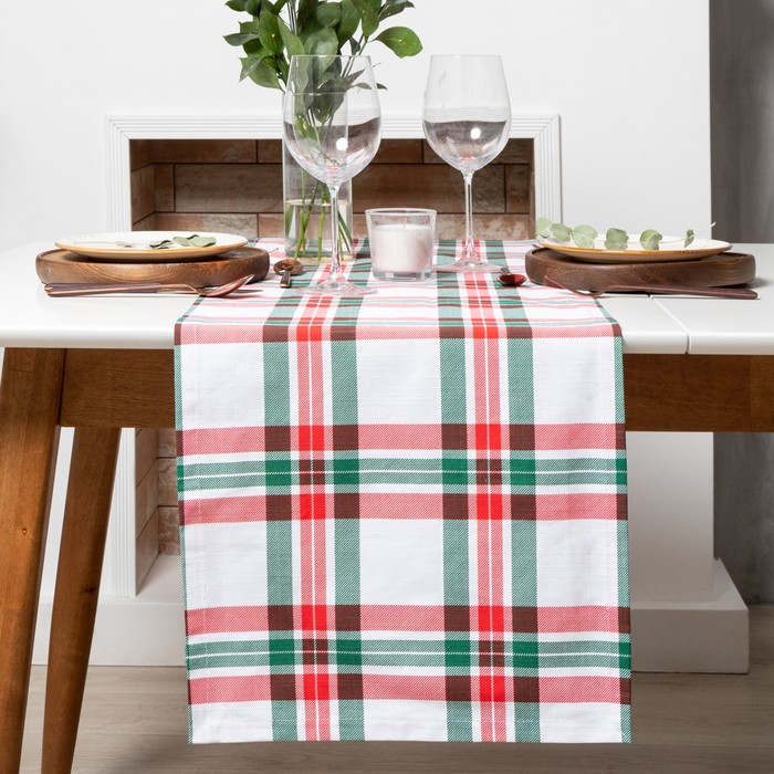 Дорожка на стол «Этель» Holiday decoration, 40×149 см, репс 210 г/м² - Фото 1