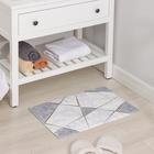 Коврик для ванной и туалета Доляна «Мрамор», 40×60 см - Фото 2