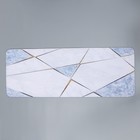 Коврик для ванной Доляна «Мрамор», 45×120 см - Фото 1