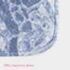 Коврик для ванной и туалета Доляна «Мрамор», 45×120 см - Фото 3