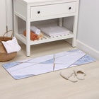 Коврик для ванной и туалета Доляна «Мрамор», 45×120 см - Фото 2