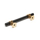 Ручка скоба CAPPIO, м/о 96  мм, d=11, цвет черный с золотом - фото 806671090