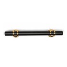 Ручка-скоба CAPPIO RSC003, м/о 96 мм, d=12 мм, цвет черный с золотом - Фото 8