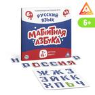 Развивающая настольная игра «Магнитная азбука. Русский язык», 6+ - фото 9429088