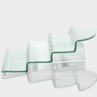 Блюдо стеклянное сервировочное Magistro «Авис», 4 ступени, 31×39×12,5 см - фото 4600685