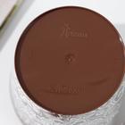 Горшок для цветов Доляна «Кракле», 800 мл, цвет коричневый - Фото 4