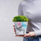 Горшок для цветов Доляна «Жарден», 0,8л, цвет серый - Фото 6