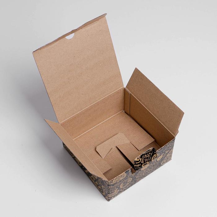 Коробка‒пенал, упаковка подарочная, «Present», 15 х 15 х 7 см - фото 1885243352
