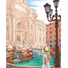Алмазная вышивка с частичным заполнением «Фонтан Треви» 50×60 см, на раме, Уценка - Фото 1
