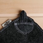 Набор банный "Мужской" портфель 5 предметов, серый, с вышивкой - Фото 6