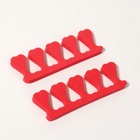 Набор разделителей для пальцев «Сердца», 100 пар, МИКС - Фото 3