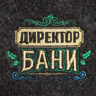 Подарочный набор 23 февраля Шапка "Директор бани" + Ароматизатор "Эвкалипт" - Фото 3