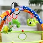 Развивающий коврик - манеж 3 в 1 «Черепаха», 68х68 см, 30 цветных шариков, 4 игрушки - Фото 5