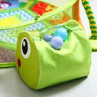 Развивающий коврик - манеж 3 в 1 «Черепаха», 68х68 см, 30 цветных шариков, 4 игрушки - Фото 7