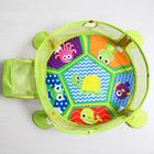 Развивающий коврик - манеж 3 в 1 «Черепаха», 68х68 см, 30 цветных шариков, 4 игрушки - Фото 2