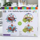 Развивающий коврик - манеж 3 в 1 «Черепаха», 68х68 см, 30 цветных шариков, 4 игрушки - Фото 10