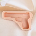 Молд силиконовый "Пистолет №1" 7,8х6 см - фото 9263525