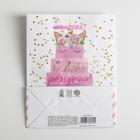 Пакет подарочный ламинированный, упаковка, «Happy Birthday», S 12 х 15 х 5,5 см - Фото 5