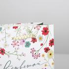 Пакет подарочный ламинированный, упаковка, «Расцветай от счастья», S 12 х 15 х 5,5 см - Фото 4