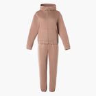 Костюм женский (толстовка, брюки) MINAKU: Casual collection цвет бежевый, размер 44 - Фото 8