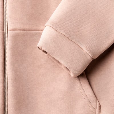 Костюм женский (толстовка, брюки) MINAKU: Casual collection цвет бежевый, размер 48