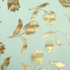 Органза "Золотые тюльпаны", цвет ярко-зеленый, 48 см х 4,5 м - Фото 2