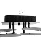 Люстра с ПДУ 1548/4BKLED 96 Вт 3000-6000К диммер черный 71×10 см BayerLux - фото 47261257