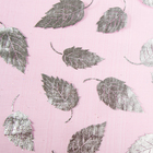 Органза "Листья", цвет ярко-розовый, 48 см х 4,5 м - Фото 2