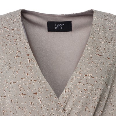 Платье мини женское MIST plus-size, размер 52, зелёное