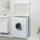 Стеллаж над стиральной машинкой, 68.5×156×26 см, белый - Фото 2