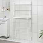 Стеллаж над стиральной машинкой, 68.5×156×26 см, белый - Фото 3