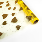 Органза "Парад сердец", жёлтый, 0,48 х 4,5 м - Фото 1