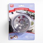 Форма для выкладки с трафаретом «Влюблённость», 8×8×4 см - фото 52899859