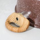 Кастрюля Доляна «Брауни», 4 л, d=20 см, h=11.5 см, антипригарное покрытие, индукция, литой алюминий, коричневая - Фото 5