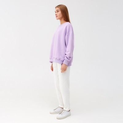 Костюм женский (свитшот, брюки) MINAKU: Casual Collection, сиреневый, размер 50