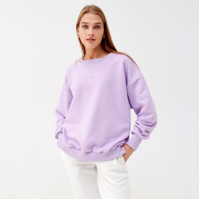 Костюм женский (свитшот, брюки) MINAKU: Casual Collection, сиреневый, размер 50