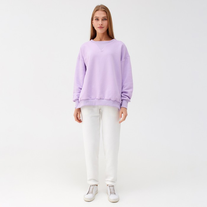 

Костюм (свитшот, брюки) MINAKU: Casual Collection цвет сиреневый, размер 54