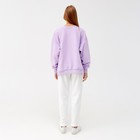 Костюм (свитшот, брюки) MINAKU: Casual Collection цвет сиреневый, размер 54 - Фото 3