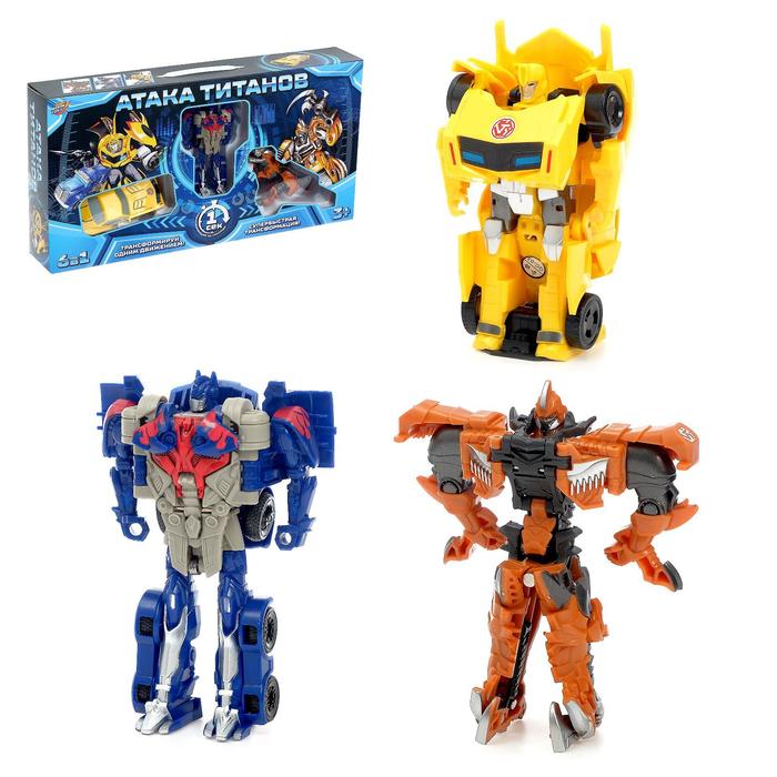 УЦЕНКА Набор роботов «Защитники», трансформируются - Фото 1