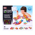 Конструктор магнитный «Цветные магниты», 40 деталей - Фото 5