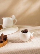 Подставка для яйца SL Home «Лесные кролики», 9×6.5×7 см, фарфор, белая - Фото 3